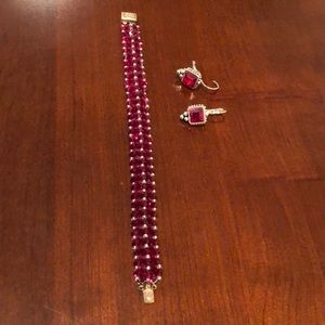 Custom Gem Stone Jewelry Set